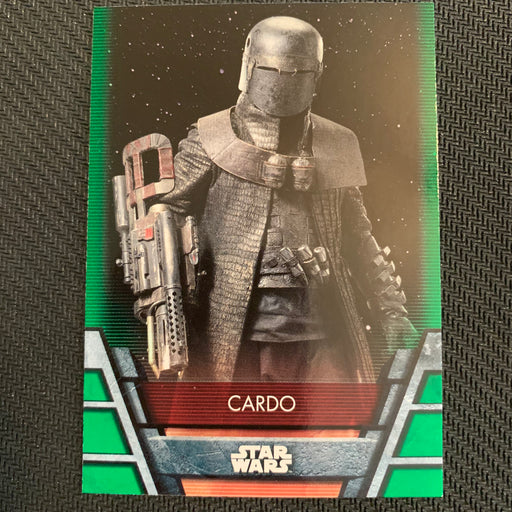 Star Wars Holocron 2020 - FO-14 Cardo - Green Parallel Vintage Trading Card Singles Topps