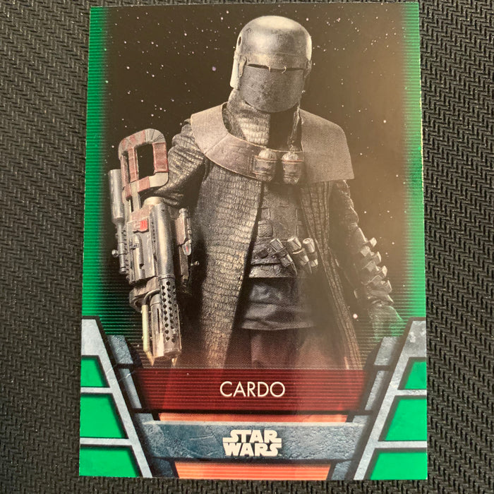 Star Wars Holocron 2020 - FO-14 Cardo - Green Parallel Vintage Trading Card Singles Topps