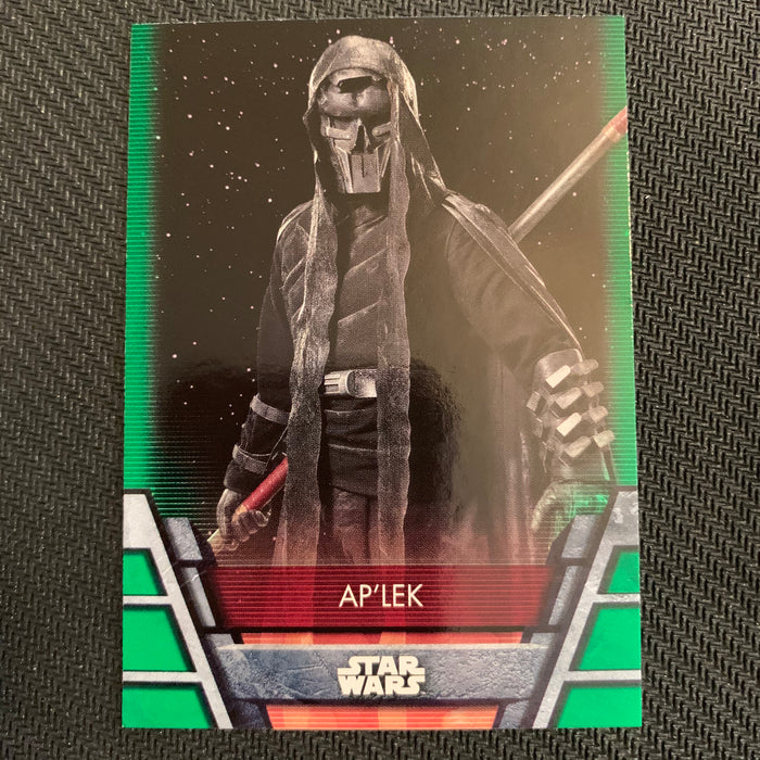 Star Wars Holocron 2020 - FO-15 Ap'Lek - Green Parallel Vintage Trading Card Singles Topps