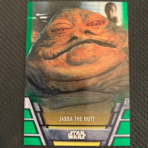 Star Wars Holocron 2020 - Jab-01 Jabba the Hutt - Green Parallel Vintage Trading Card Singles Topps   