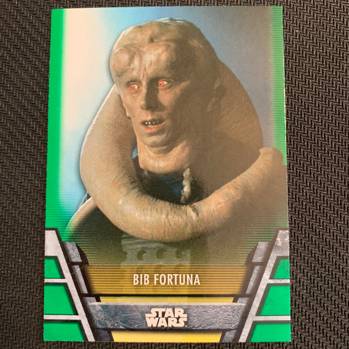 Star Wars Holocron 2020 - Jab-02 Bib Fortuna - Green Parallel Vintage Trading Card Singles Topps