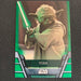 Star Wars Holocron 2020 - Jedi-06 Yoda - Green Parallel Vintage Trading Card Singles Topps