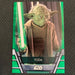 Star Wars Holocron 2020 - Jedi-10 Yoda - Green Parallel Vintage Trading Card Singles Topps