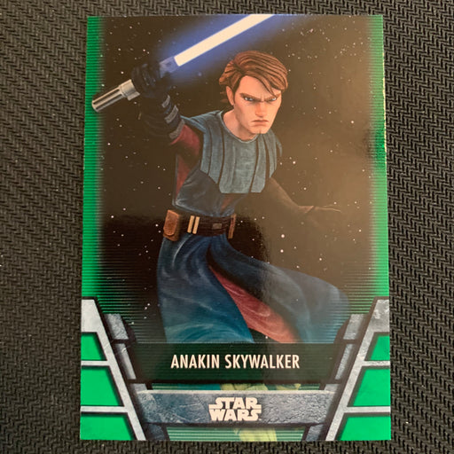 Star Wars Holocron 2020 - Jedi-14 Anakin Skywalker - Green Parallel Vintage Trading Card Singles Topps