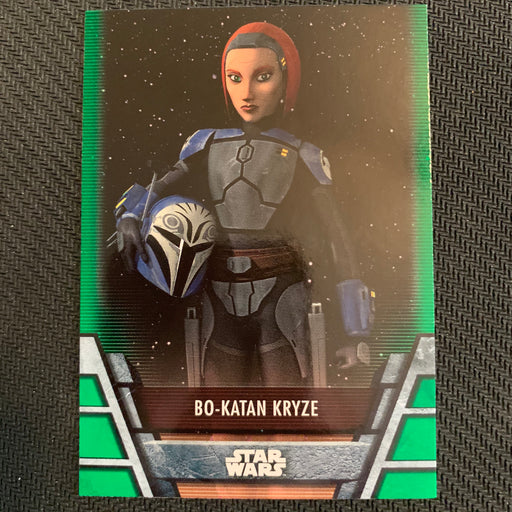 Star Wars Holocron 2020 - MD-02 Bo-Katan Kryze - Green Parallel Vintage Trading Card Singles Topps   