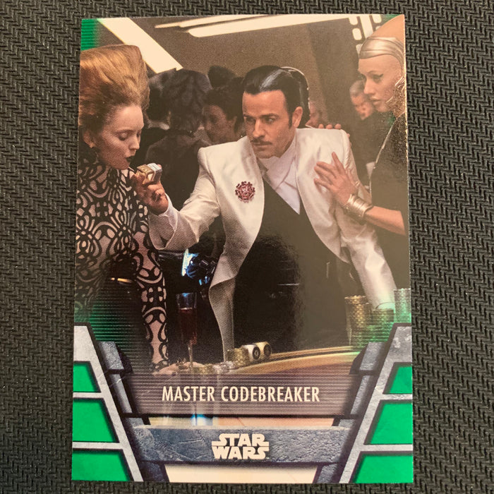 Star Wars Holocron 2020 - N-07 Master Codebreaker - Green Parallel Vintage Trading Card Singles Topps