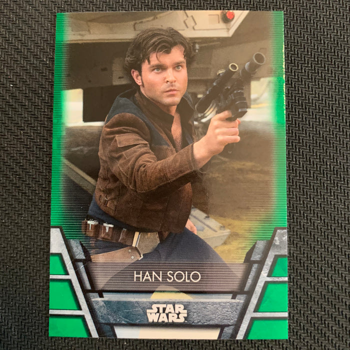 Star Wars Holocron 2020 - N-09 Han Solo - Green Parallel Vintage Trading Card Singles Topps