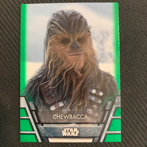 Star Wars Holocron 2020 - N-10 Chewbacca - Green Parallel Vintage Trading Card Singles Topps