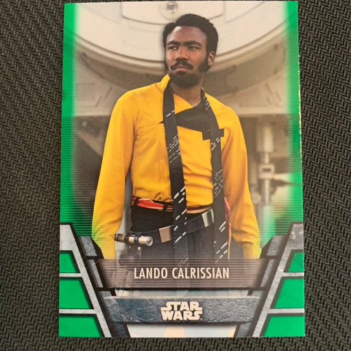 Star Wars Holocron 2020 - N-14 Lando Calrissian - Green Parallel Vintage Trading Card Singles Topps   
