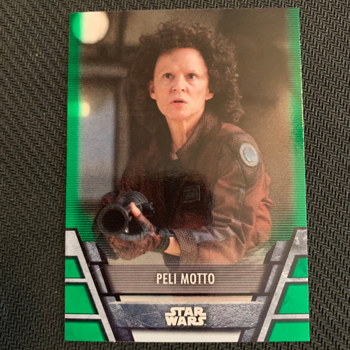 Star Wars Holocron 2020 - N-23 Peli Motto - Green Parallel Vintage Trading Card Singles Topps