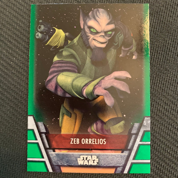Star Wars Holocron 2020 - PX-05 Zeb Orrelios - Green Parallel Vintage Trading Card Singles Topps