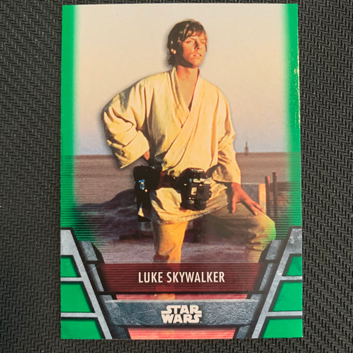 Star Wars Holocron 2020 - Reb-01 Luke Skywalker - Green Parallel Vintage Trading Card Singles Topps