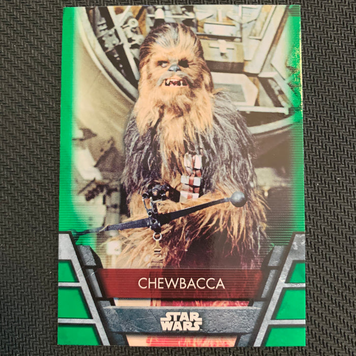 Star Wars Holocron 2020 - Reb-04 Chewbacca - Green Parallel Vintage Trading Card Singles Topps