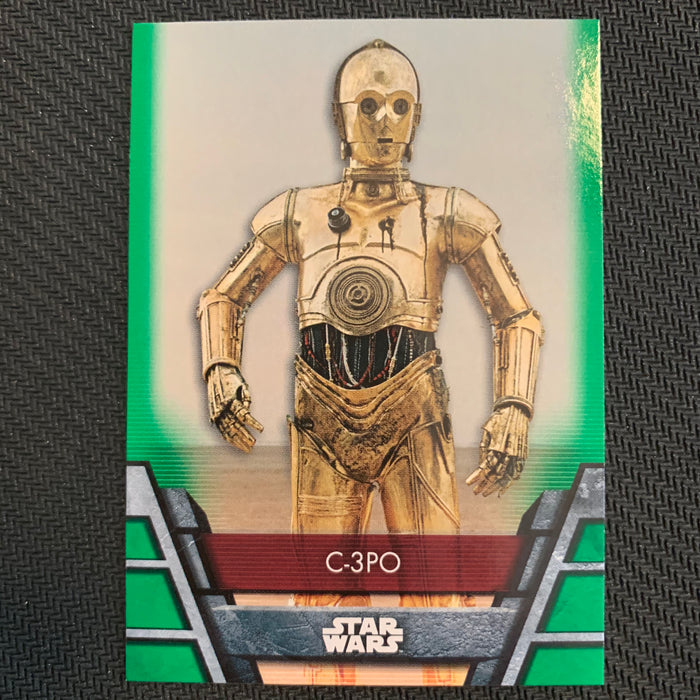 Star Wars Holocron 2020 - Reb-06 C-3PO - Green Parallel Vintage Trading Card Singles Topps