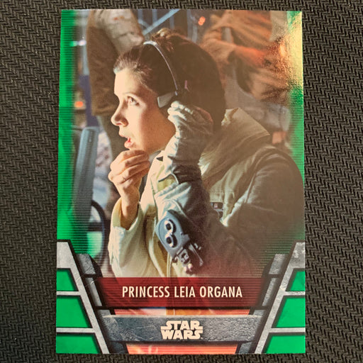 Star Wars Holocron 2020 - Reb-09 Princess Leia Organa - Green Parallel Vintage Trading Card Singles Topps