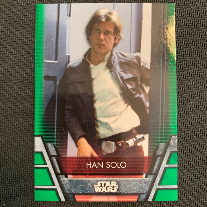 Star Wars Holocron 2020 - Reb-10 Han Solo - Green Parallel Vintage Trading Card Singles Topps
