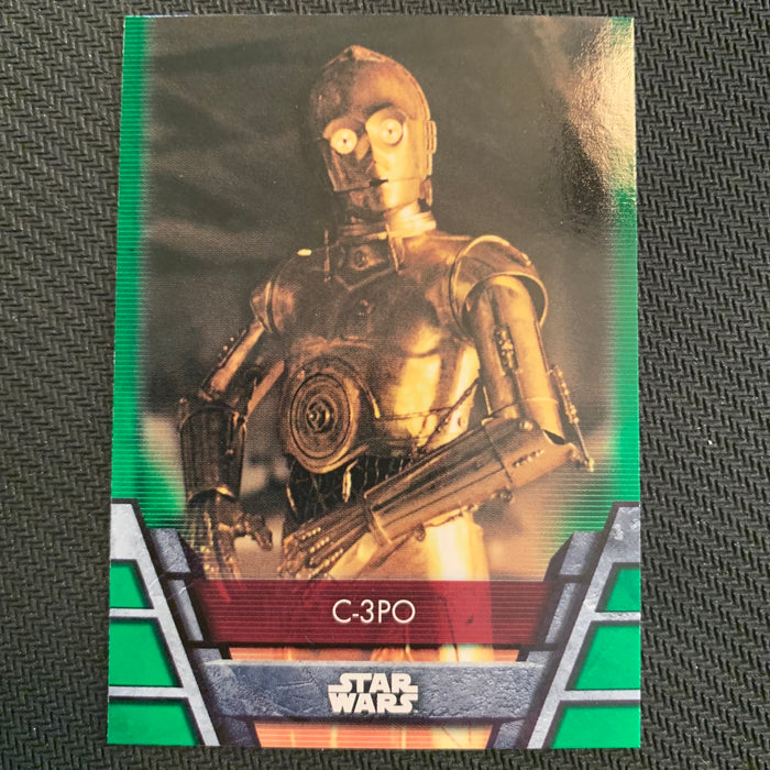 Star Wars Holocron 2020 - Reb-13 C-3PO - Green Parallel Vintage Trading Card Singles Topps