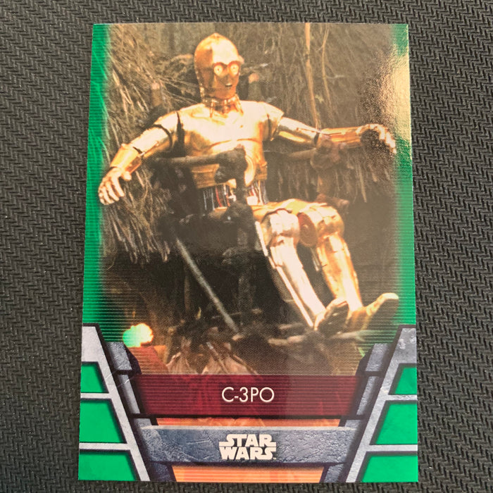 Star Wars Holocron 2020 - Reb-19 C-3PO - Green Parallel Vintage Trading Card Singles Topps