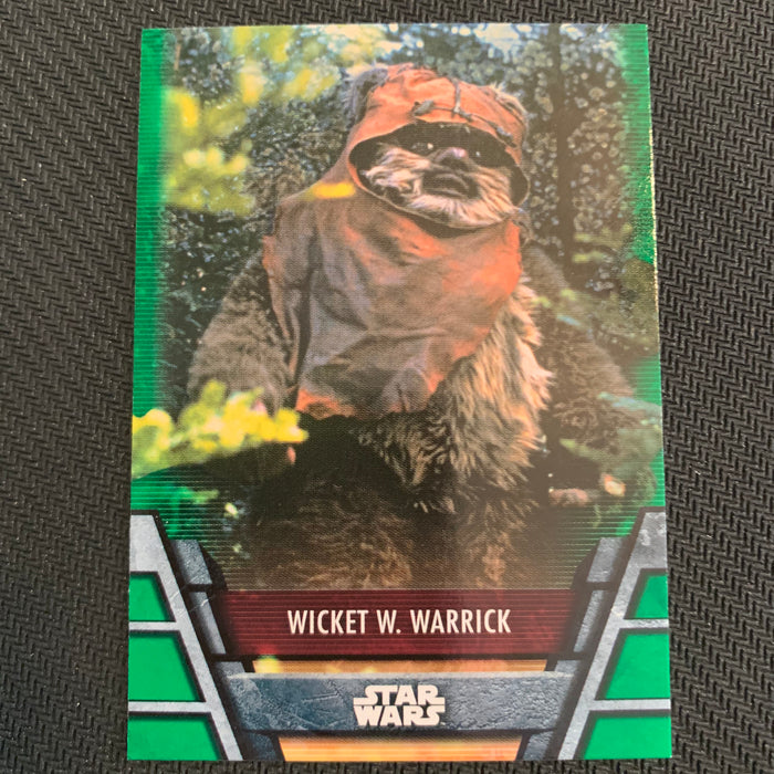 Star Wars Holocron 2020 - Reb-22 Wicket W. Warrick - Green Parallel Vintage Trading Card Singles Topps