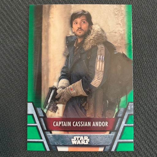 Star Wars Holocron 2020 - Reb-24 Captain Cassian Andor - Green Parallel Vintage Trading Card Singles Topps
