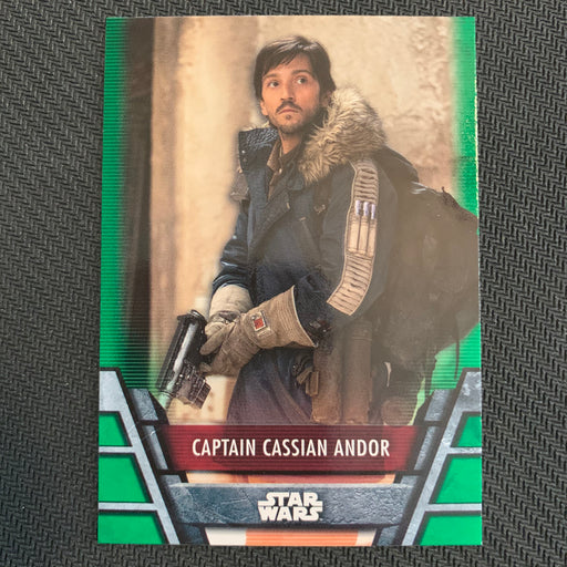 Star Wars Holocron 2020 - Reb-24 Captain Cassian Andor - Green Parallel Vintage Trading Card Singles Topps   