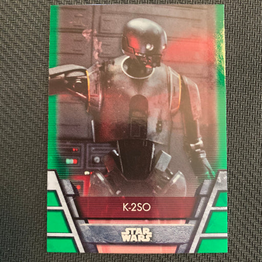 Star Wars Holocron 2020 - Reb-25 K-2SO - Green Parallel Vintage Trading Card Singles Topps   