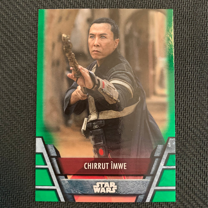 Star Wars Holocron 2020 - Reb-27 Chirrut Îmwe - Green Parallel Vintage Trading Card Singles Topps