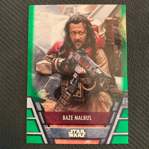 Star Wars Holocron 2020 - Reb-28 Baze Malbus - Green Parallel Vintage Trading Card Singles Topps