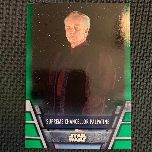 Star Wars Holocron 2020 - Rep-07 Supreme Chancellor Palpatine - Green Parallel Vintage Trading Card Singles Topps