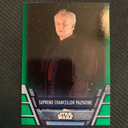 Star Wars Holocron 2020 - Rep-07 Supreme Chancellor Palpatine - Green Parallel Vintage Trading Card Singles Topps   