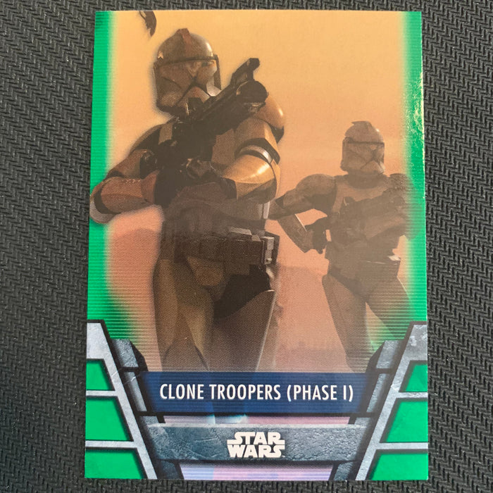Star Wars Holocron 2020 - Rep-10 Clone Troopers (Phase I) - Green Parallel Vintage Trading Card Singles Topps