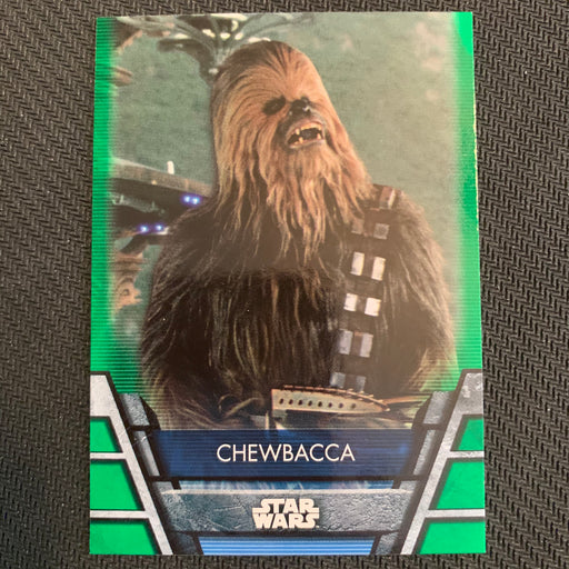 Star Wars Holocron 2020 - Rep-14 Chewbacca - Green Parallel Vintage Trading Card Singles Topps   