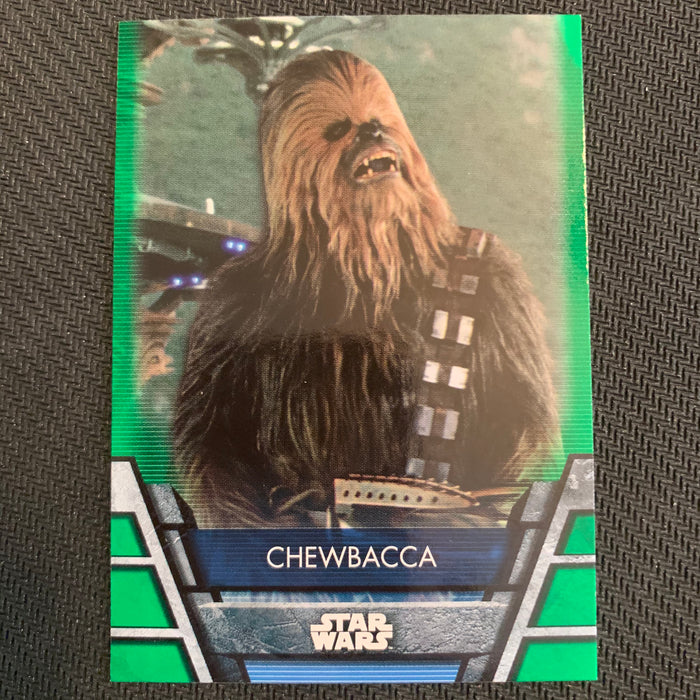Star Wars Holocron 2020 - Rep-14 Chewbacca - Green Parallel Vintage Trading Card Singles Topps