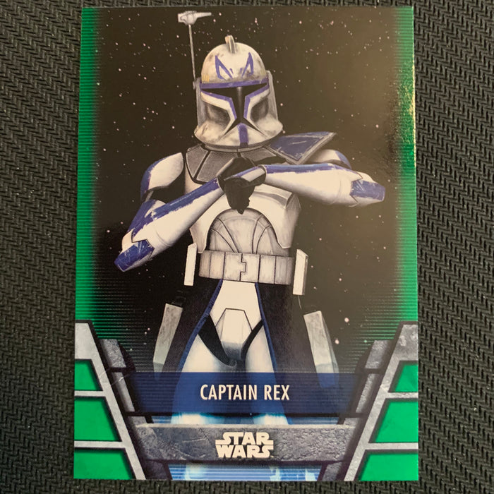 Star Wars Holocron 2020 - Rep-16 Captain Rex - Green Parallel Vintage Trading Card Singles Topps   