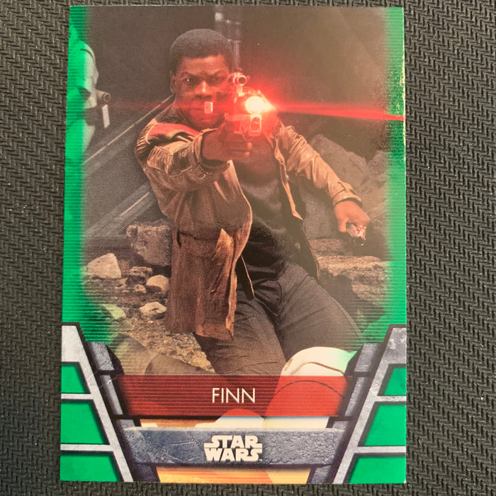 Star Wars Holocron 2020 - Res-02 Finn - Green Parallel Vintage Trading Card Singles Topps