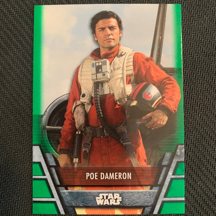 Star Wars Holocron 2020 - Res-03 Poe Dameron - Green Parallel Vintage Trading Card Singles Topps