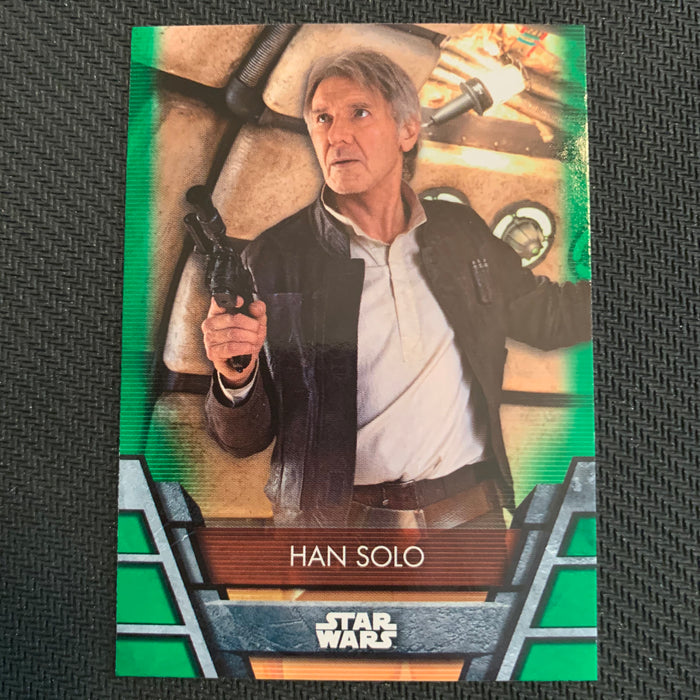 Star Wars Holocron 2020 - Res-04 Han Solo - Green Parallel Vintage Trading Card Singles Topps