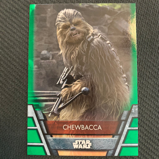 Star Wars Holocron 2020 - Res-05 Chewbacca - Green Parallel Vintage Trading Card Singles Topps   