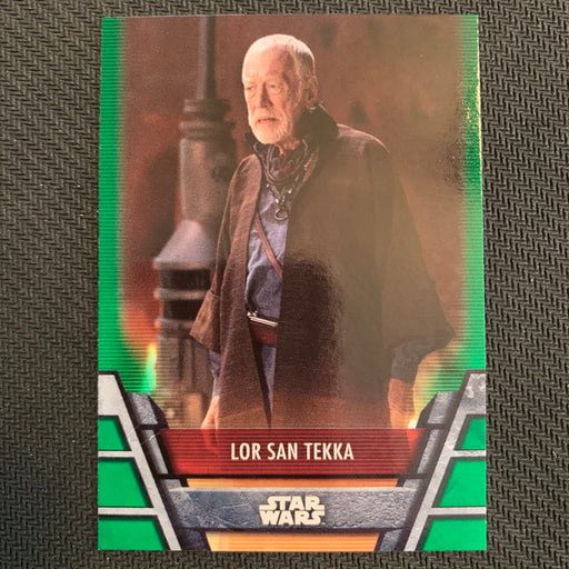 Star Wars Holocron 2020 - Res-07 Lor San Tekka - Green Parallel Vintage Trading Card Singles Topps   