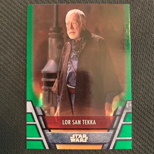 Star Wars Holocron 2020 - Res-07 Lor San Tekka - Green Parallel Vintage Trading Card Singles Topps