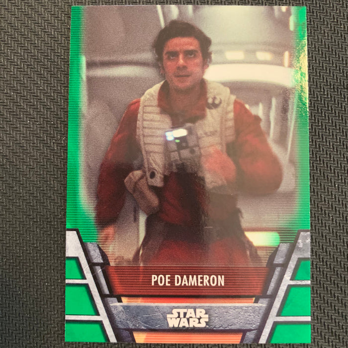 Star Wars Holocron 2020 - Res-12 Poe Dameron - Green Parallel Vintage Trading Card Singles Topps