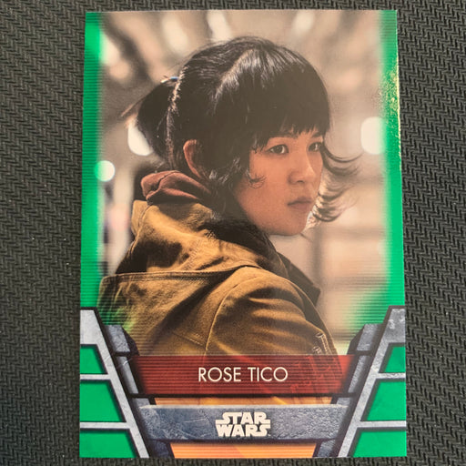 Star Wars Holocron 2020 - Res-13 Rose Tico - Green Parallel Vintage Trading Card Singles Topps   