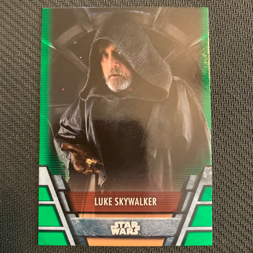 Star Wars Holocron 2020 - Res-14 Luke Skywalker - Green Parallel Vintage Trading Card Singles Topps