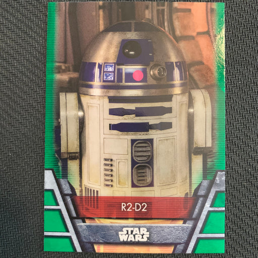 Star Wars Holocron 2020 - Res-15 R2-D2 - Green Parallel Vintage Trading Card Singles Topps