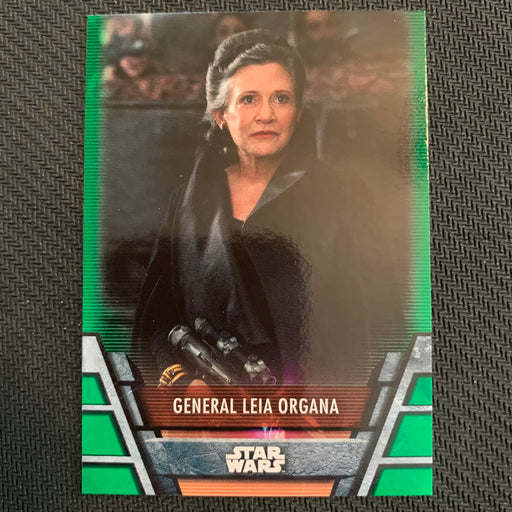 Star Wars Holocron 2020 - Res-16 General Leia Organa - Green Parallel Vintage Trading Card Singles Topps   