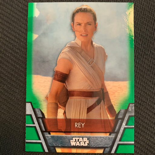 Star Wars Holocron 2020 - Res-19 Rey - Green Parallel Vintage Trading Card Singles Topps   