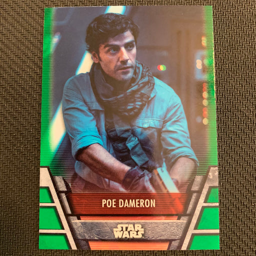 Star Wars Holocron 2020 - Res-21 Poe Dameron - Green Parallel Vintage Trading Card Singles Topps   