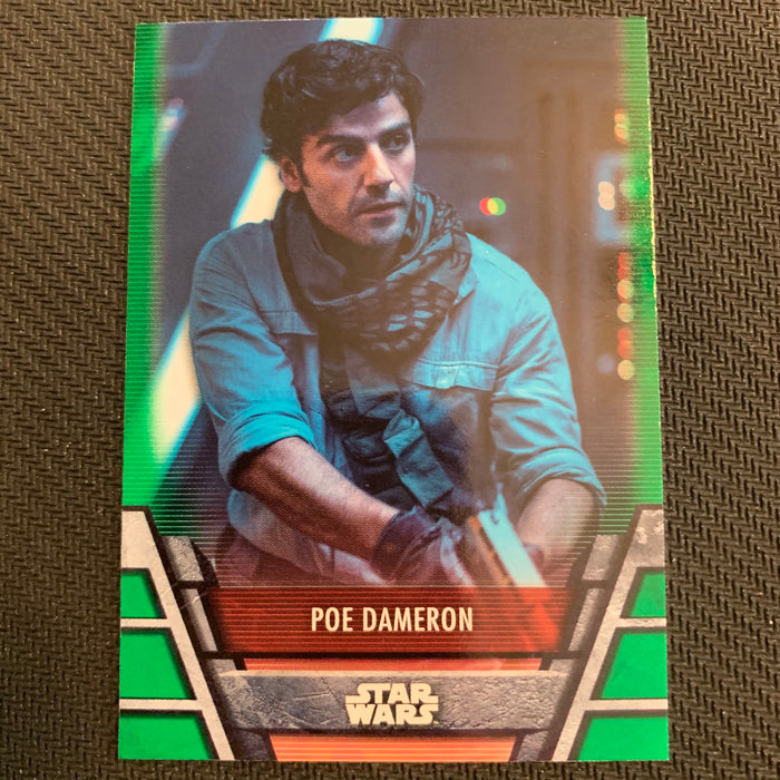Star Wars Holocron 2020 - Res-21 Poe Dameron - Green Parallel Vintage Trading Card Singles Topps