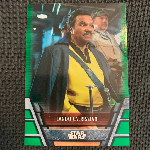 Star Wars Holocron 2020 - Res-25 Lando Calrissian - Green Parallel Vintage Trading Card Singles Topps   