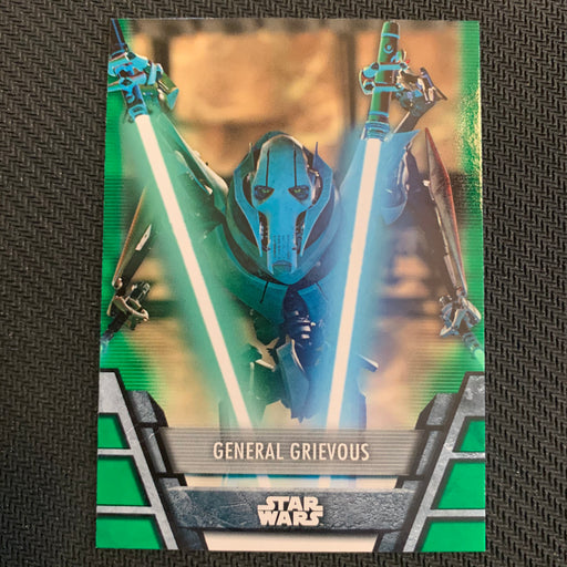 Star Wars Holocron 2020 - Sep-05 General Grievous - Green Parallel Vintage Trading Card Singles Topps   